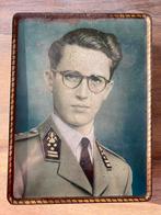 Vintage blikkendoos jonge Boudewijn, Ophalen of Verzenden, Gebruikt