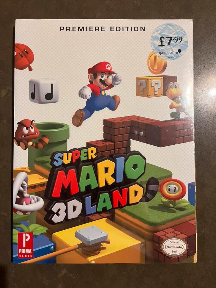 Super Mario 3D Land Premiere Edition Strategiegids (sealed), Games en Spelcomputers, Spelcomputers | Nintendo Portables | Accessoires