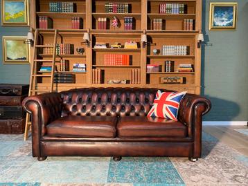Springvale Chesterfield zetel roodbruin GRATIS GELEVERD  beschikbaar voor biedingen