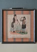 Britse Humor - old Jack ingelijst, Antiek en Kunst, Kunst | Etsen en Gravures, Ophalen of Verzenden