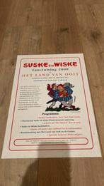 Vandersteen suske en wiske affiche fandag 2000, Utilisé, Enlèvement ou Envoi