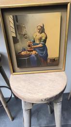 Vermeer – De Keukenmeid / Het Melkmeisje (ingelijste reprodu, Ophalen, Zo goed als nieuw