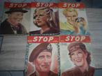 Kavel van 5 Oude Tijdschriften Recensies uit 1944 1e jaargan, Verzamelen, Tijdschriften, Kranten en Knipsels, Ophalen of Verzenden