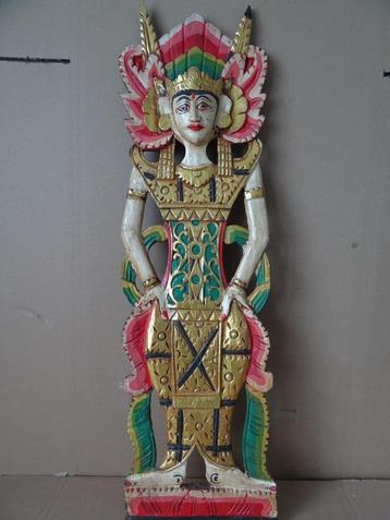 Verguld houtsnijwerk Indonesië 67cm Sang Hyang Tunggal 1970 beschikbaar voor biedingen