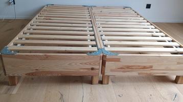 IKEA 2 people bed base, Comme neuf, Enlèvement, 200 cm, Deux personnes