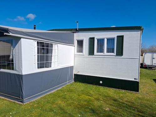 Sta caravan met vercovan voortent!!, Caravans en Kamperen, Stacaravans, Ophalen