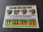 Complete set van 4 „Mc Cain” pinnen, Ophalen