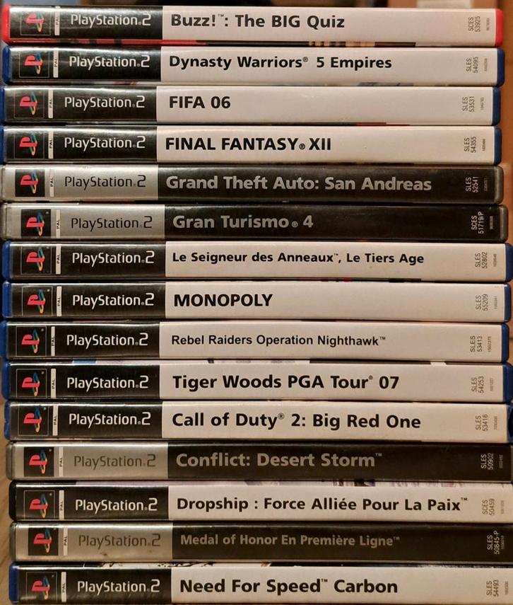 15 PS2 Games (Zie Omschrijving), Games en Spelcomputers, Games | Sony PlayStation 2, Gebruikt, Ophalen of Verzenden