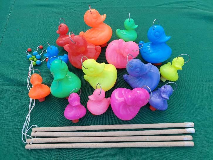 Eendjes vangen, Kermisspel, Kinderen en Baby's, Speelgoed | Badspeelgoed, Zo goed als nieuw, Ophalen