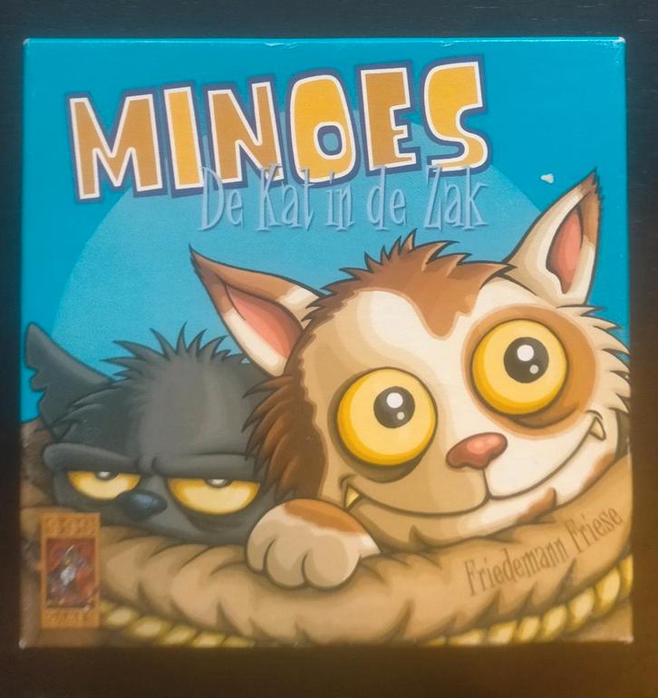 Gezelschapsspel 'Minoes de kat in de zak', Hobby en Vrije tijd, Gezelschapsspellen | Kaartspellen, Gebruikt, Ophalen of Verzenden