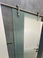 porte coulissante en verre, Bricolage & Construction, Châssis & Portes coulissantes, Enlèvement, Utilisé
