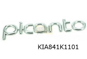 Kia Picanto II achterklepembleem tekst  ''Picanto''  Origine
