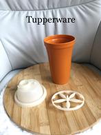 Tupperware 3 delige shaker 9 foto's., Maison & Meubles, Cuisine| Tupperware, Comme neuf, Orange, Autres types, Enlèvement ou Envoi