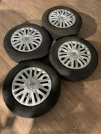 Volkswagen Golf IV - Polo 5x100 velgen, banden + wieldoppen, Auto-onderdelen, Ophalen, Gebruikt, 15 inch, Band(en)