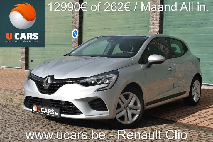 Renault Clio - Benzine - Tot 3 Jaar Waarborg, Auto's, Renault, Bedrijf, Te koop, Clio, ABS, Adaptieve lichten, Adaptive Cruise Control