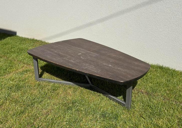 Ovaal salontafel Xooon, Huis en Inrichting, Tafels | Salontafels, Gebruikt, Minder dan 50 cm, 50 tot 100 cm, 100 tot 150 cm, Ovaal