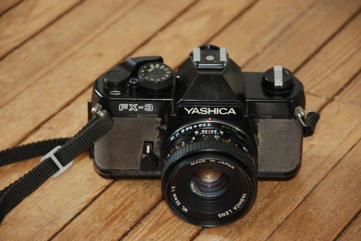 yashica fx3 aNALOOG, Audio, Tv en Foto, Fotocamera's Analoog, Refurbished, Spiegelreflex, Overige Merken, Ophalen of Verzenden