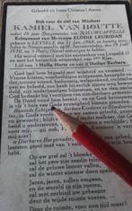 Burgemeester, Verzamelen, Bidprentjes en Rouwkaarten, Verzenden, Bidprentje