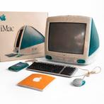 Pack iMac G3 Bondi Blue 1998 - Full Set en Boîte, Informatique & Logiciels, Enlèvement, Apple
