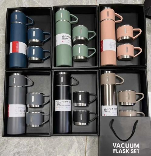 bouteille et deux tasses assorties,, Huis en Inrichting, Keuken | Potten en Pannen, Nieuw