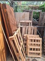 Gratis hout: paletten, deuren, planken,... brandhout, Tuin en Terras, Brandhout, Ophalen
