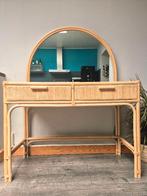 Rotan bureau, kaptafel met spiegel, Huis en Inrichting, Ophalen, Nieuw