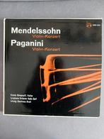 Langspeelplaat Violin-Kozert van Mendelssohn en Paganini, Gebruikt, Ophalen