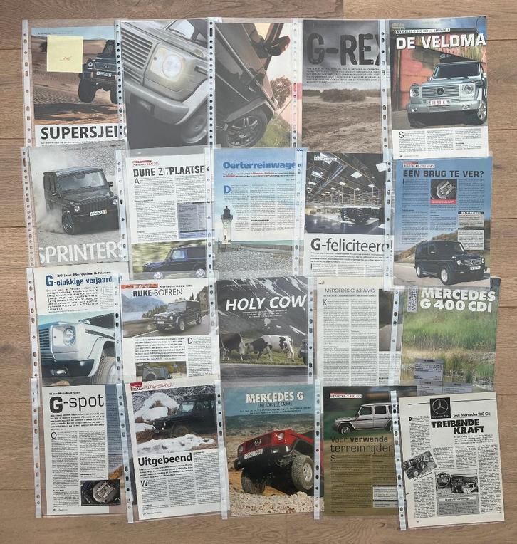 MERCEDES G - ARTICLES, Livres, Autos | Brochures & Magazines, Mercedes, Enlèvement ou Envoi