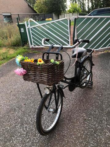 Old Dutch Meisjes Omafiets 20 inch – Met mooi mandje beschikbaar voor biedingen