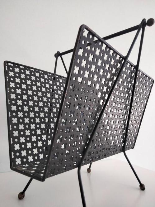 1950s vintage design magazine houder Mategot stijl Modernist, Huis en Inrichting, Woonaccessoires | Krantenbakken en Lectuurbakken