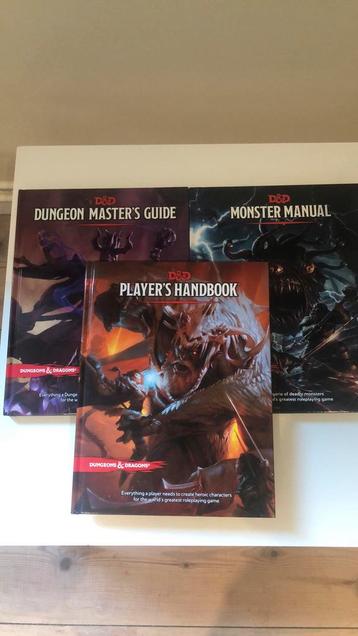 D&D core rulebooks beschikbaar voor biedingen