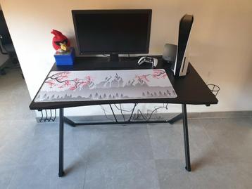 Trust GXT711 Dominus Gaming tafel Zwart