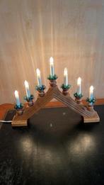 Kerstornament 50/38 cm elektrische kaarshouder, Ophalen of Verzenden, Zo goed als nieuw