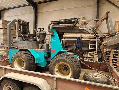 Kniklader op aanhangwagen 3,5t, Zakelijke goederen, Landbouw | Werktuigen, Ophalen
