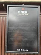 OMER krijtbord 70x100 in gebruikte maar goede staat, Verzamelen, Glas en Drinkglazen, Ophalen of Verzenden, Gebruikt