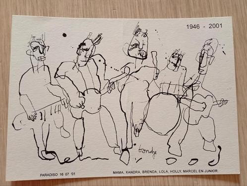 Herman Brood in paradiso, Antiek en Kunst, Kunst | Litho's en Zeefdrukken, Ophalen of Verzenden