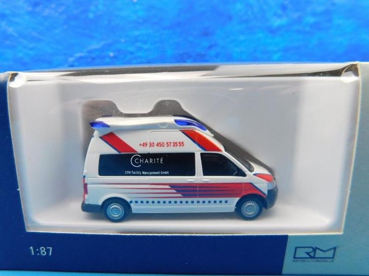 1:87 Rietze 52689 VW Volkswagen T5 Hornis Ambulance, Hobby en Vrije tijd, Modelauto's | 1:87, Nieuw, Overige typen, Rietze, Ophalen of Verzenden