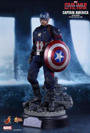 Promotieversie van Hot Toys MMS360 Captain America Battling  beschikbaar voor biedingen