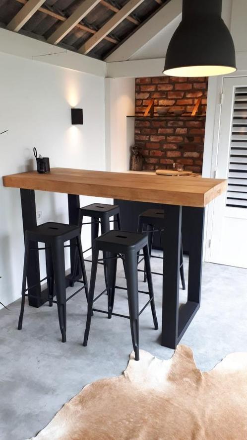 Bartafel op maat, Maison & Meubles, Tables | Tables mange-debout, Enlèvement ou Envoi