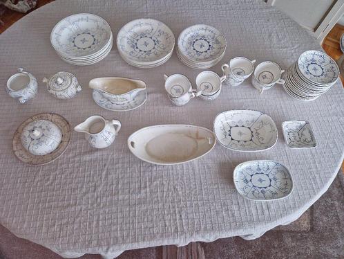 Boch tafelservies gepatineerd, Antiek en Kunst, Antiek | Servies compleet, Ophalen