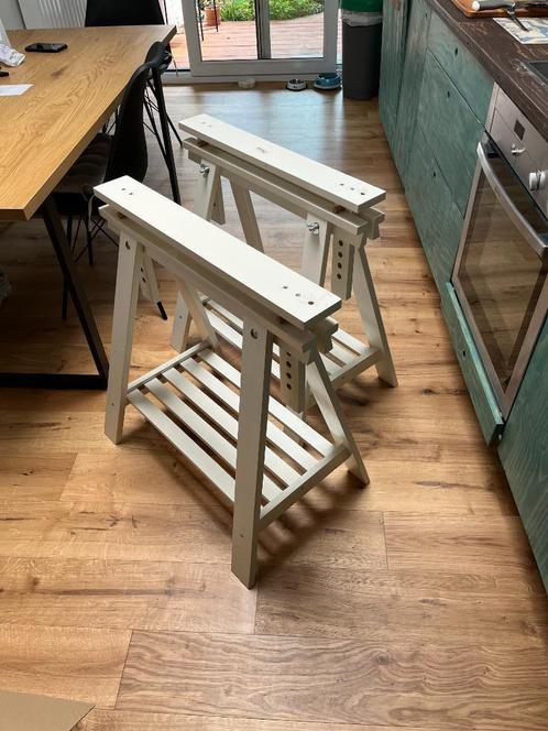 IKEA Mittback 2st., Huis en Inrichting, Tafelonderdelen, Gebruikt, Tafelpoot, Overige vormen, Overige houtsoorten, Ophalen