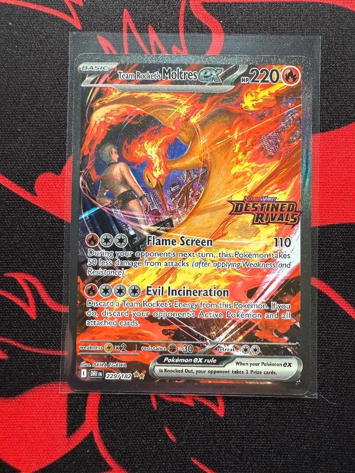 Pokémon Team Rocket's Moltres ex (xDRI 229) PROMO!, Hobby en Vrije tijd, Verzamelkaartspellen | Pokémon, Zo goed als nieuw, Losse kaart