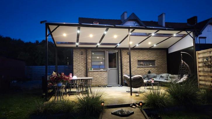 VerandaX• *Overkapping * Glazen schuifwand * Tuinhuis *, Tuin en Terras, Overkappingen, Nieuw, Veranda, Ophalen of Verzenden