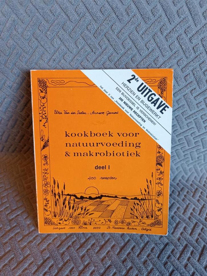 Kookboek voor natuurvoeding & makrobiotiek deel 1, Boeken, Gezondheid, Dieet en Voeding, Ophalen of Verzenden