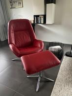 Draaibare lounge chair, Huis en Inrichting, Zetels | Zetels en Chaises Longues, Ophalen, Zo goed als nieuw, Eenpersoons, Leer