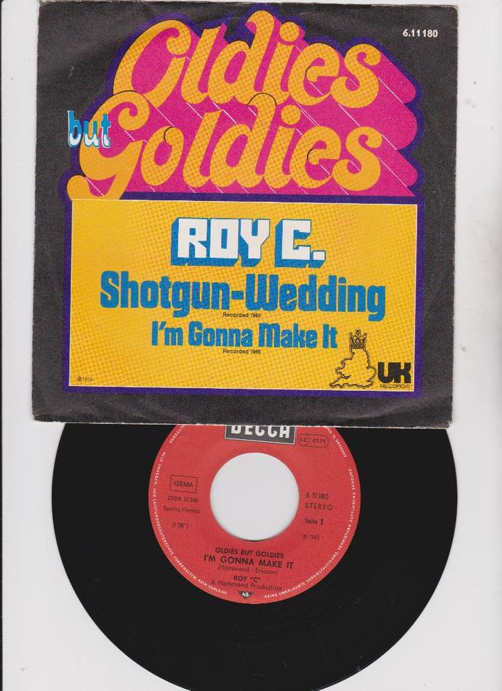 Roy C. – Shotgun-Wedding    SOUL   nMINT, CD & DVD, Vinyles Singles, Comme neuf, Single, R&B et Soul, 7 pouces, Enlèvement ou Envoi