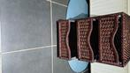 Rieten kastje, Huis en Inrichting, Kasten | Ladekasten, Ophalen, Minder dan 50 cm, Gebruikt, 3 of 4 laden