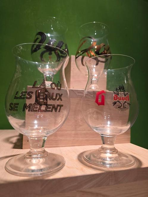 Duvel setje 4x 16.5cl, Verzamelen, Biermerken, Zo goed als nieuw, Duvel, Ophalen of Verzenden