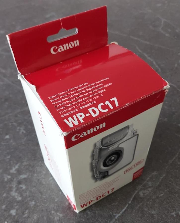 Coque étanche Canon WP-DC17, Audio, Tv en Foto, Fotografie | Onderwatercamera's, Zo goed als nieuw, Onderwaterhuis, Ophalen of Verzenden