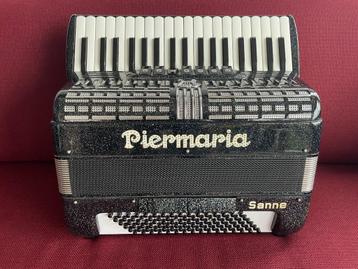 Z.g.a.n. Piermaria accordeon . 96 bas .Super  Musette  beschikbaar voor biedingen